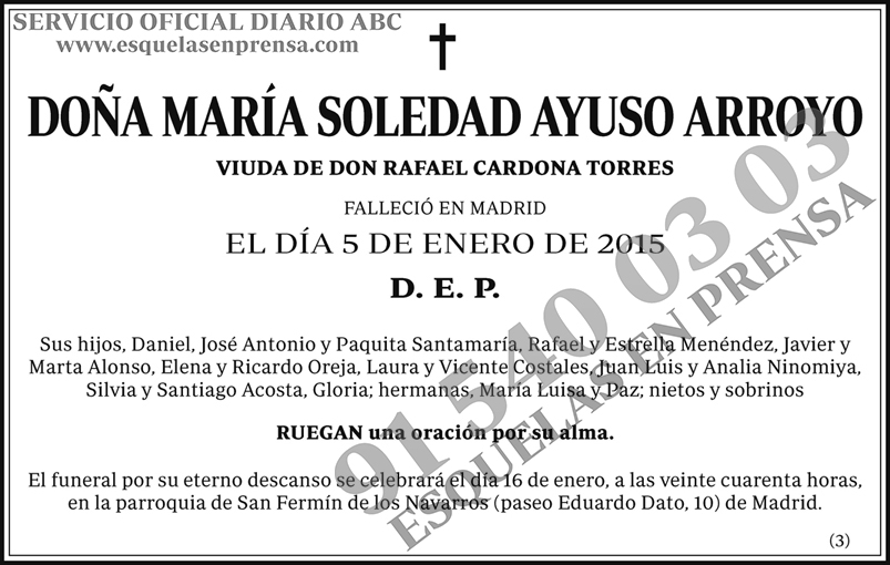 María Soledad Ayuso Arroyo